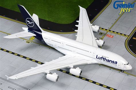 Lufthansa New Livery Airbus A380 Gemini Jets GJDLH1842 scale 1:400 ezToys - Diecast Models and ...