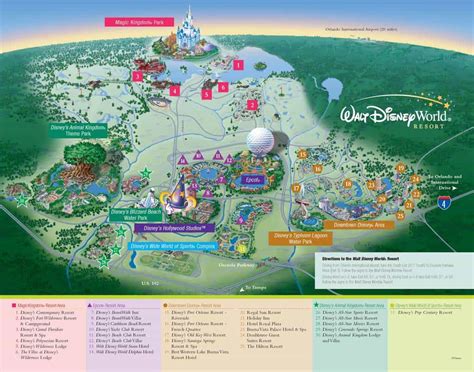 Walt Disney World Property Map | KennythePirate.com