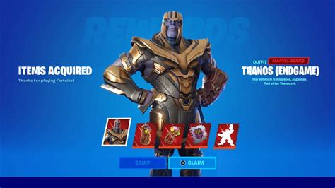 How To Get The Thanos Skin For FREE In Fortnite! (Thanos Endgame Bundle) Free Thanos Skin - YouTube