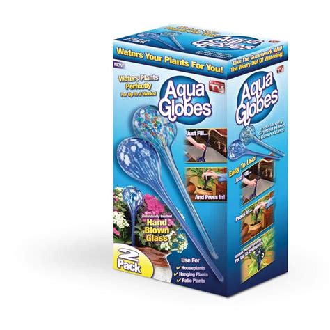 Aqua Globes Large Water Globe (2-Pack)-AQGLRGE6 - The Home Depot