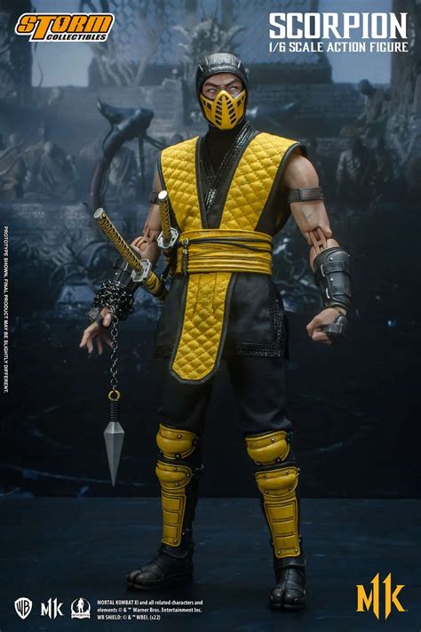 Mortal Kombat 11 Scorpion 112 Action Figure Klassic Storm Collectibles ...