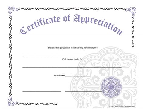 Fill In the Blank Obituary Template Unique 9 Blank Award Certificate ...