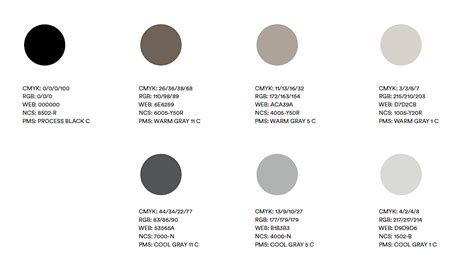 Warm Gray / Cool Gray Color | Farben