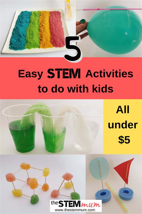 5 Easy STEM Activities To Do With Your Kids for Under $5 Each » The ...