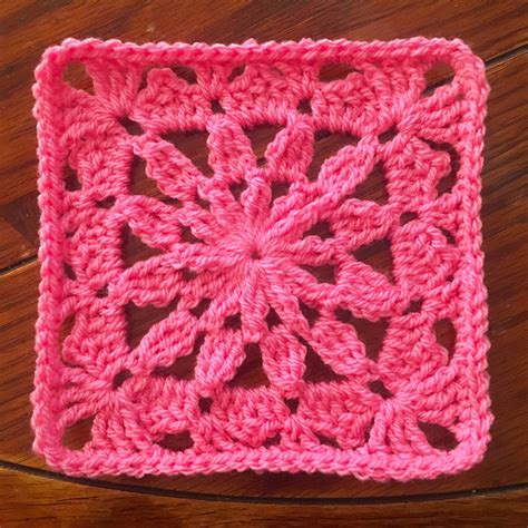 Crochet Motif - Ana Maria Square - cypress|textiles | Granny square crochet pattern, Crochet ...