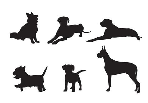 Barking Dog Silhouette at GetDrawings | Free download