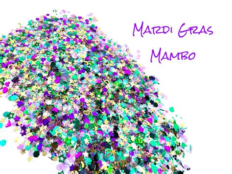 Mardi Gras Glitter, Purple Green and Gold Glitter Mix Perfect for Mardi ...