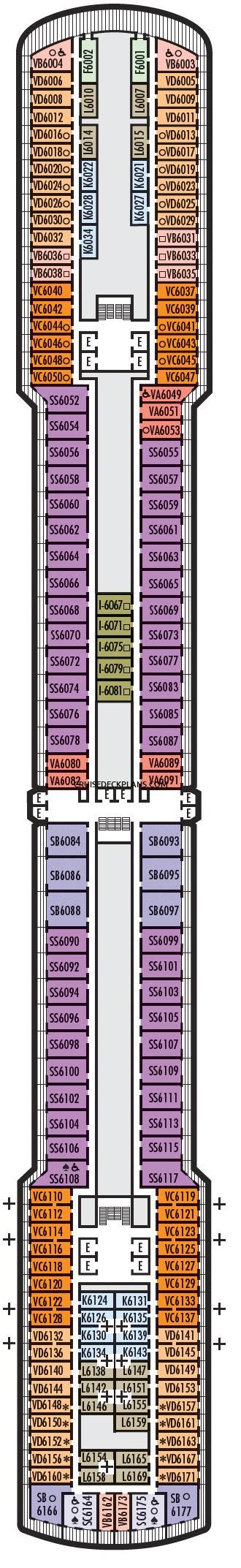 Westerdam Deck Plans, Layouts, Pictures, Videos