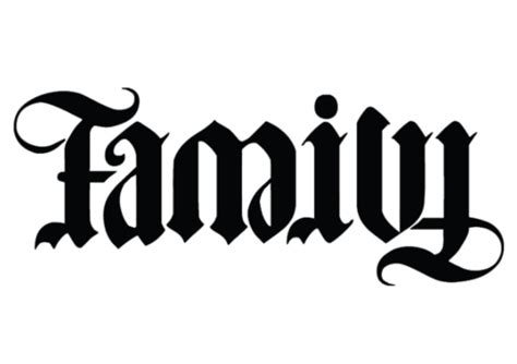 Family Forever Ambigram Tattoo: A Tribute to Your Loved Ones