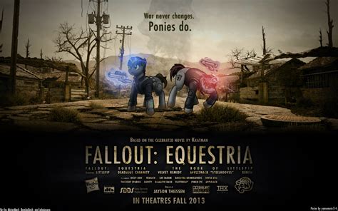 Fallout Equestria Movie Poster Concept (Wallpaper) by OliveBranchMLP on DeviantArt