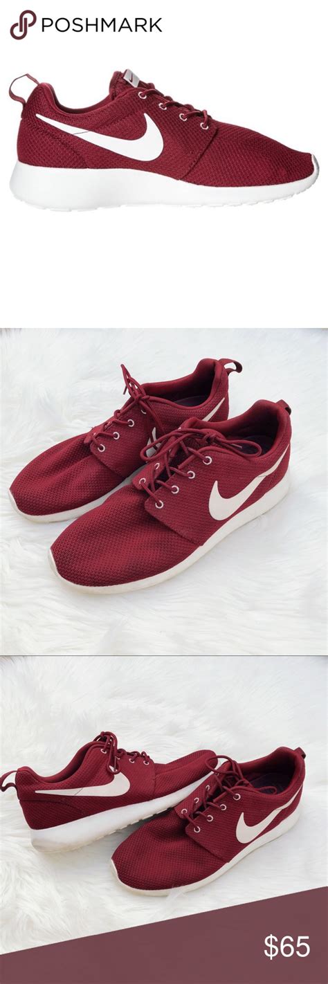 Nike - Men’s Roshe Running Shoe Maroon | Maroon nike, Nike shoes maroon, Nike men