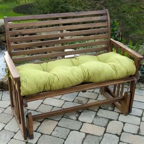 Greendale Home Fashions 44 in. Outdoor Swing/Bench Cushion, Kiwi - Outdoor Living - Patio ...