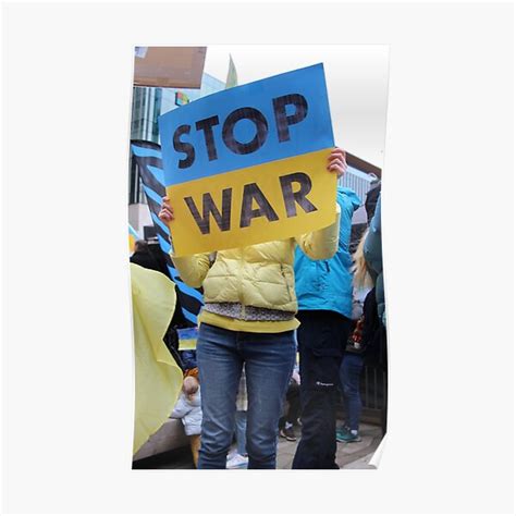 "Stop War" Poster for Sale by Gaters | Redbubble