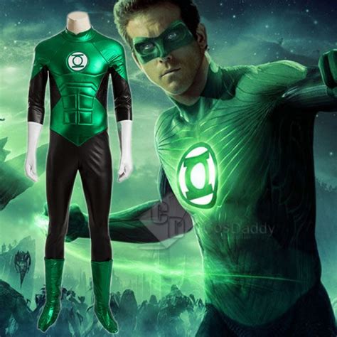 DC Green Lantern Hal Jordan Cosplay Costume