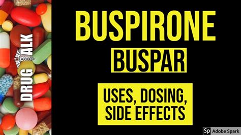 BuSpar Side Effects: What Are They? - Pharmacists.org