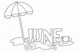 June Coloring Pages  Best For Kids sketch template
