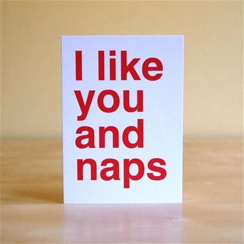 funny valentines day cards, i like you and naps - Dump A Day