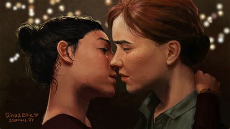 The Last of Us Part 2 Fan Art of Ellie and Dina Is So Impressive It ...