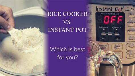 Instant Pot Vs. Rice Cooker: Which Is Best?