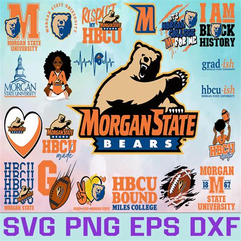 Morgan State Football Team Svg, Morgan State svg, HBCU Team | Inspire Uplift