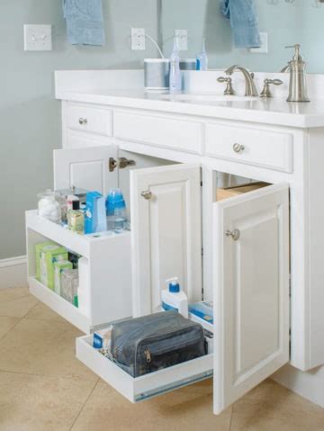 Pull-Out Shelves for Bathroom Cabinets | ShelfGenie