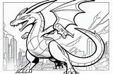 Pokemon X And Y Mega Charizard Coloring Pages sketch template