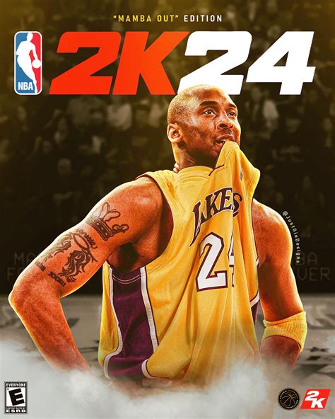 NBA 2K24// "Mamba Out" Edition // Cover Design on Behance