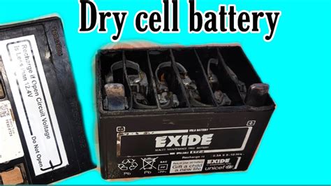 Dry cell battery to lead acid battery easy converting - YouTube