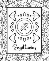 Free Printable Zodiac Sign Adult Coloring Pages 12 Sun Signs  sketch template
