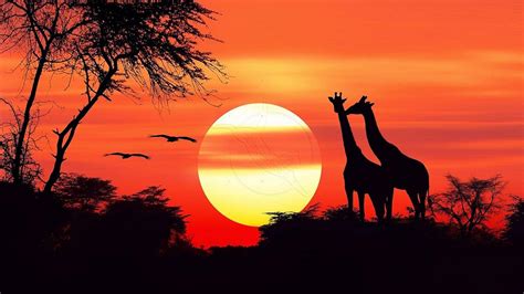 African Sunset Wallpapers - Top Free African Sunset Backgrounds ...