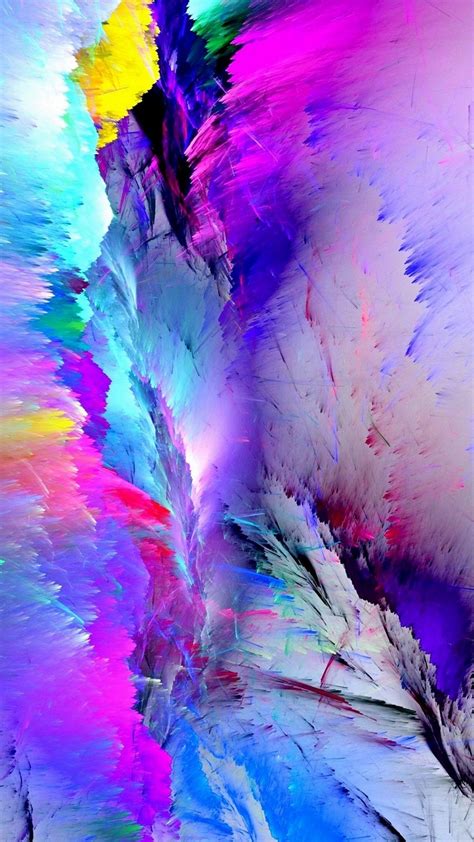 Mobile Wallpaper Art ~ Rainbow Girl 3d Fantasy Abstract Art Digital Hd ...