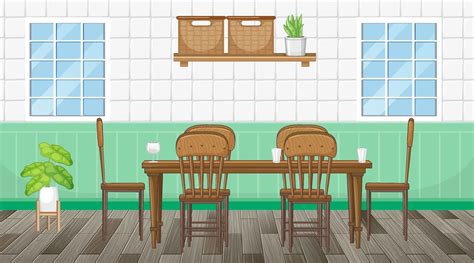 Dining Room Background Vector Art, Icons, and Graphics for Free Download