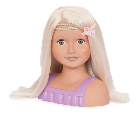 Buy Blonde - Styling Hair Doll Bust at Mighty Ape Australia