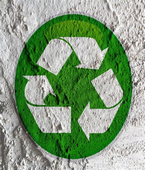 Recycle Symbol On Wall Texture Free Stock Photo - Public Domain Pictures