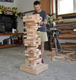 How to Make a DIY Giant Jenga Game - DIY Pete