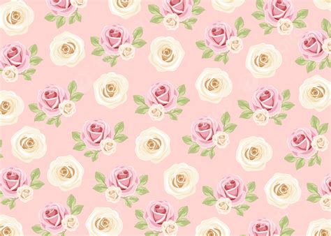 Pink Roses Seamless Floral Pattern Background, Desktop Wallpaper, Pc ...