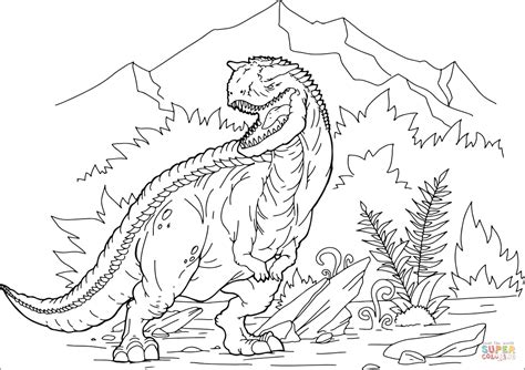 Carnotaurus coloring page | Free Printable Coloring Pages