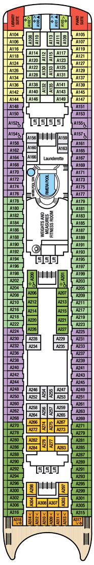 Aurora Deck plan & cabin plan