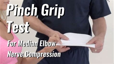 Pinch grip test for median nerve compression - YouTube