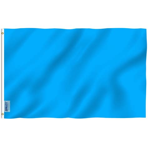 Solid Light Blue Flag Decorative Banners & Flags at Lowes.com