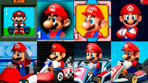 Mario Kart Saga Characters | Mario Evolution | Evolución gráfica de Mario - YouTube