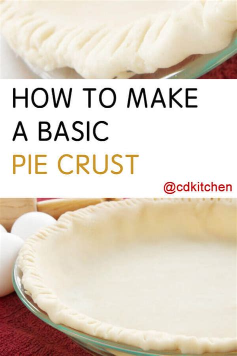 Basic Pie Crust Recipe | CDKitchen.com