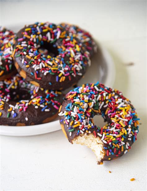 Chocolate Sprinkle Yeast Donuts