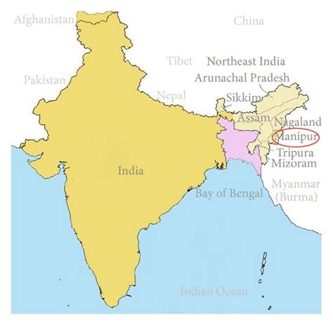 Location of India on world map. | Download Scientific Diagram