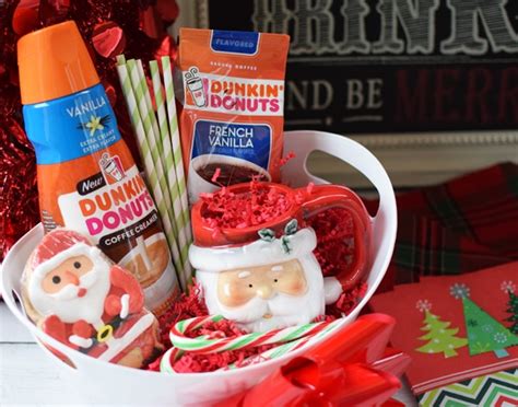 Dunkin Donuts Holiday Gift Basket - Pretty My Party