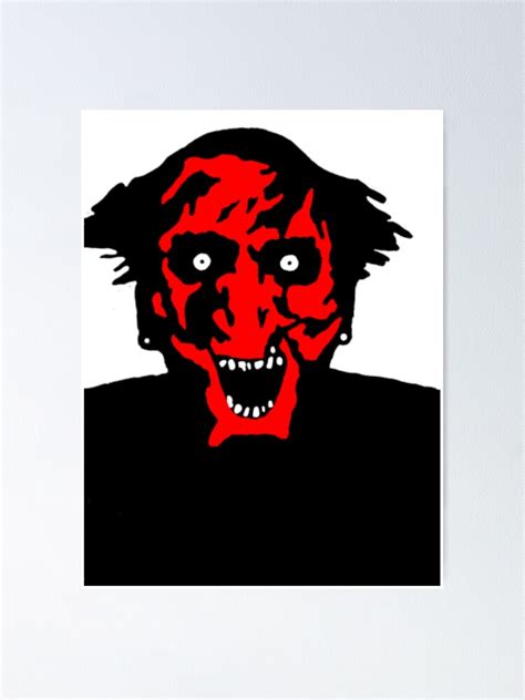 "Insidious Red Face Demon" Poster for Sale by RubDecrease | Redbubble