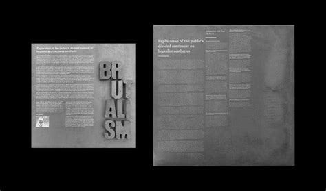 Brutalist Typography on Behance