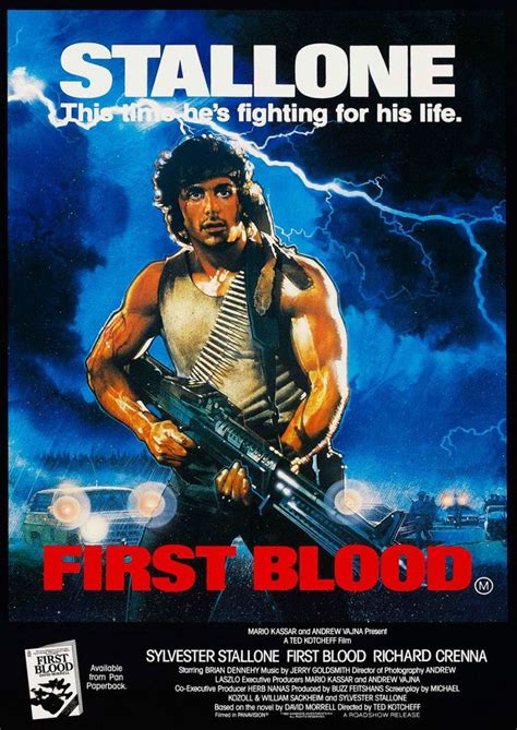 Poster Cartaz Rambo - First Blood | Elo7 Produtos Especiais