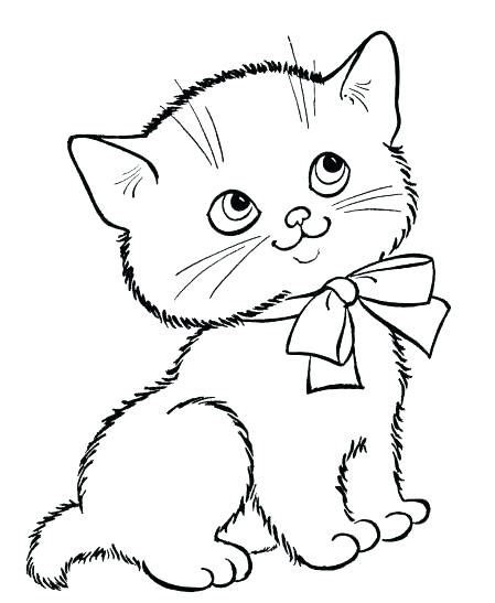 Baby Kitten Coloring Pages at GetColorings.com | Free printable ...