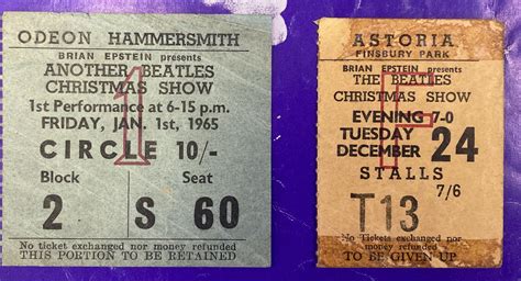 Lot 318 - THE BEATLES - CHRISTMAS SHOW PROGRAMME AND